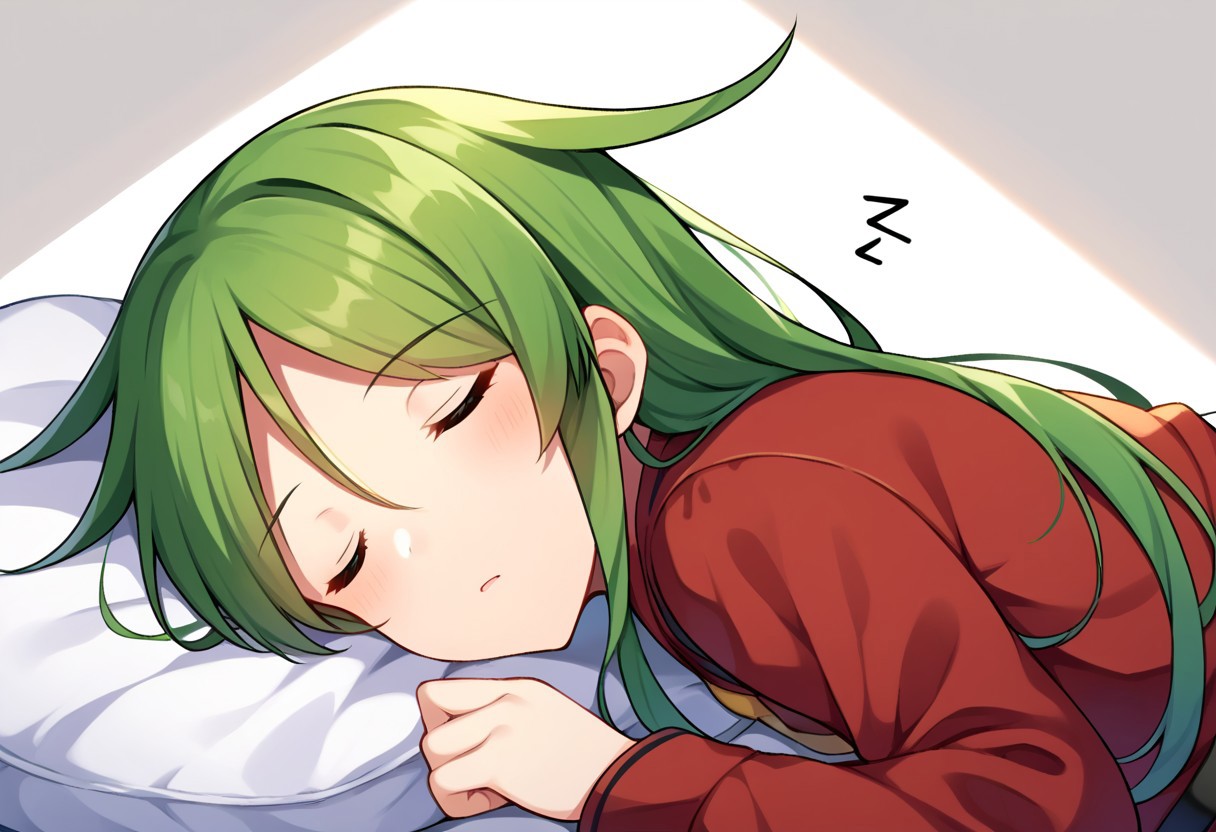score_9, score_8, score_7, source_anime, nagatsuki (kancolle), sleeping