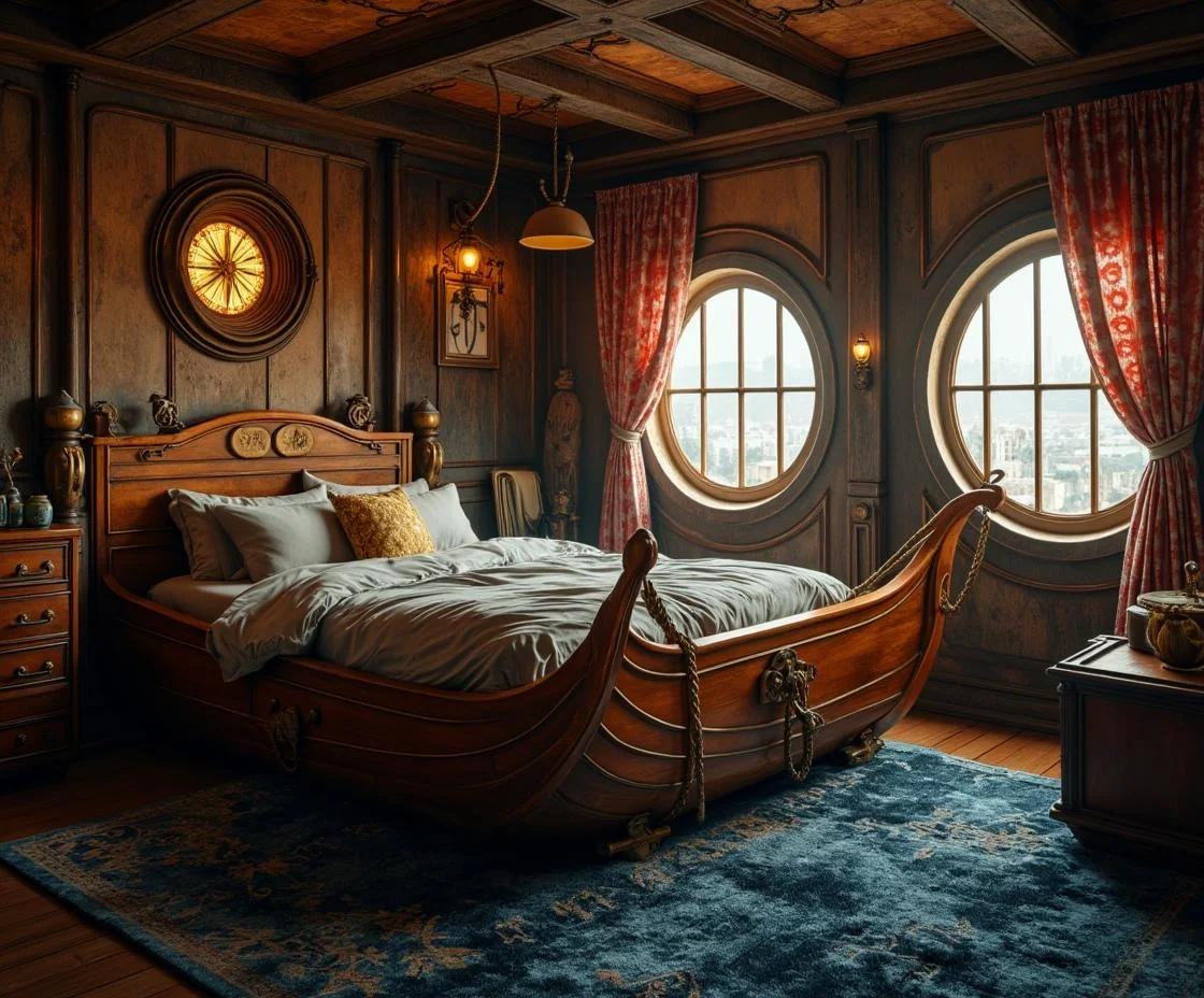 <lora:pixa_atyle-000001.safetensors:1> pixa style,champions,cute
In the heart of a bustling city, a room stands as a sanctuary of whimsy and adventure, transformed into a cinematic realm where the past and the future merge. A grand wooden ship bed, its timbers polished to a lustrous sheen, serves as the centerpiece. The bedframe is intricately crafted with nautical elements—anchors and ropes woven into the design, each detail rendered with a metallic finish of gold and bronze. The textured wood, marked by the passage of time, is balanced against the smooth, polished surfaces, creating a harmony of organic and mechanical.
Soft, diffused lighting filters through the room, casting a subtle haze that enhances the depth and dimension. The sail-like curtains, in a rich red and white pattern, flutter gently, adding a sense of movement and maritime charm. The floor is adorned with a plush, desaturated blue rug, its fibers catching the light in a way that suggests the gentle ripple of the ocean.
The room’s color palette is warm and inviting, with dusty browns and muted greys that ground the space. High-contrast, luminous details, such as the glowing compass on the wall and the softly lit portholes, draw the eye and add a touch of mystery. The overall mood is both nostalgic and futuristic, a place where dreams of the high seas and the wonders of tomorrow coexist in perfect harmony.