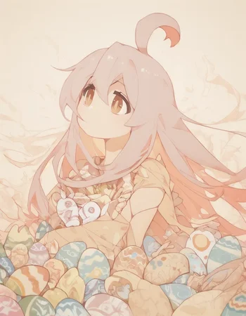 (score_9, score_8_up, score_7_up), 1girl, ${theme}, ${outfit}, solo, easter, egg, ${props}, ${accessories}, ${animal_companion}, pastel colors, cinematic lighting, ${pose}, spring atmosphere, ${setting}
, Oyama Mahiro, mahiro-default,oyama mahiro,brown eyes,long hair,ahoge,