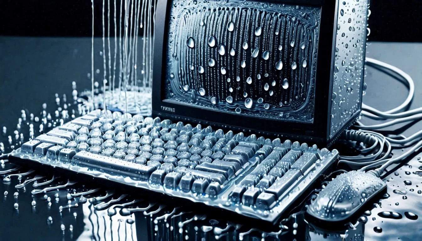tearStyle, computer, <lora:tearStyle2-000007:1>