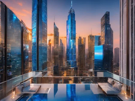 Real estate photography style <lora:m3tr0pl3x3 :1>,m3tr0pl3x3,m3tr0pl3x3_city,m3tr0pl3x3_cityscape_m3tr0pl3x3_city lights,m3tr0pl3x3_street,m3tr0pl3x3_skyscraper,m3tr0pl3x3_skyline,m3tr0pl3x3_cyberpunk,m3tr0pl3x3_abstract,, masterpiece, (photorealistic:1.4), best quality, beautiful lighting, prompt . . Professional, inviting, well-lit, high-resolution, property-focused, commercial, highly detailed