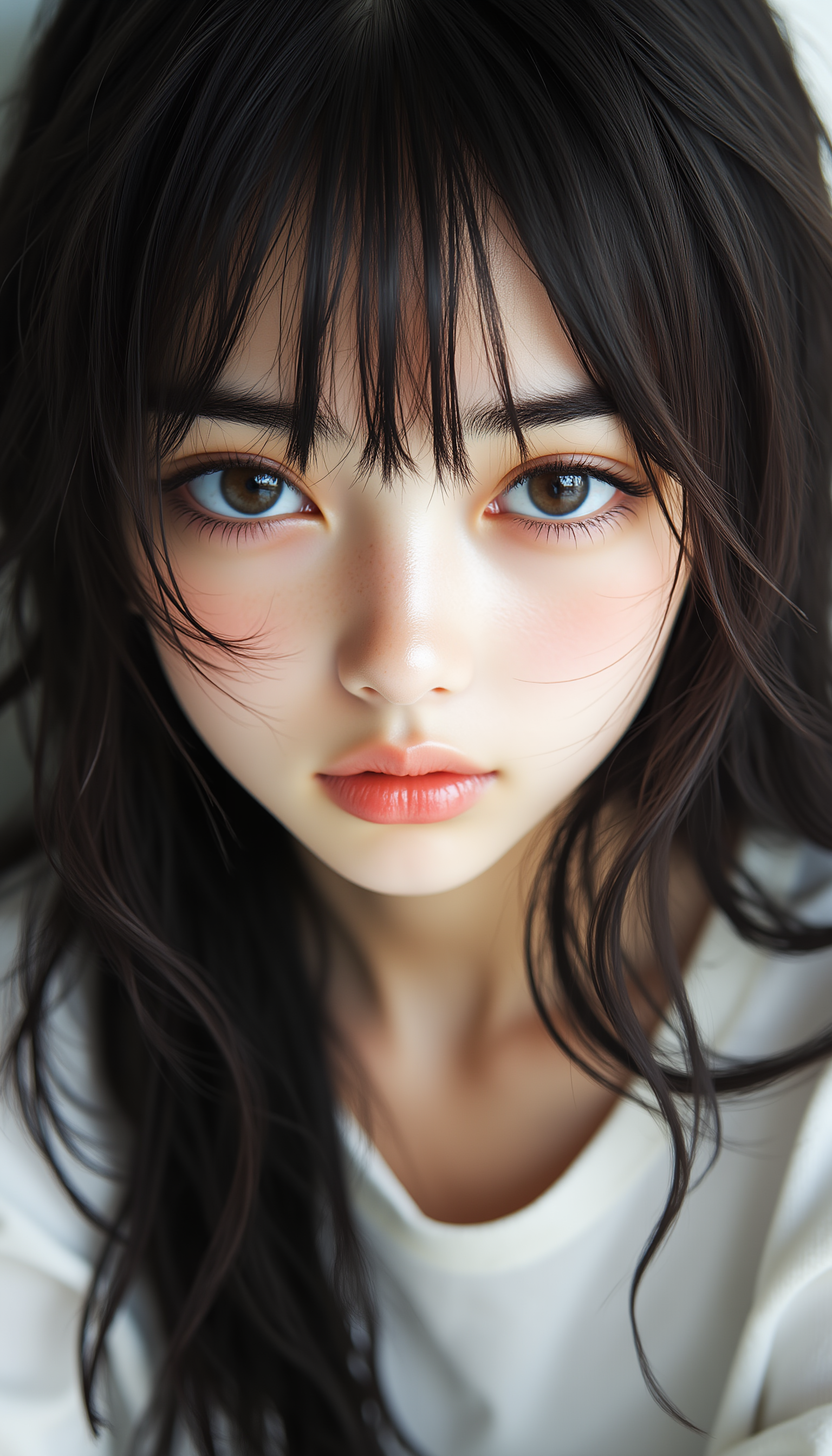 innocent, Japanese beautiful girl, real face, real skin, midjourney_whisper_innocent_eyes, <lora:midjourney_whisper_innocent_eyes_v01:1>,