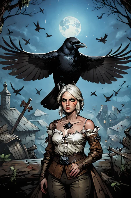 Ciri, white hair, scar, green eyes, make up, (whole body:1.5), proportional, medium breasts, hips, thighs, standing,brown pants, lean body, petite body,slightly fit body,brown cloak, <lora:ciri_pony_sdxl:0.8>
BREAK
level_9, level_8_up, level_7_up, level_6_up, level_5_up,detailed face, masterpiece, high quality, semi-realistic art, <lora:StS_age_slider_v1_initial_release:1>, <lora:ALTXL_pony_0061_8:1>
BREAK
<lora:DarkestDungeon-Style:0.6>