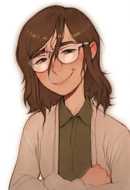 score_9, score_8_up, score_7_up, score_6_up, score_5_up, score_4_up, BREAK
1girl, solo, Femriddler, glasses, brown hair, looking at viewer, potrait