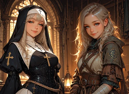 <lora:ILLMythP0rtr4itStyle:0.8> mythp0rt,
fake eyelashes, smile, cute face,
__2.0/Attire/Fantasy/All Fantasy__, 1woman, solo, beautiful, {|lips}, {shiny skin|},, masterpiece, best quality, good quality, very aesthetic, absurdres, newest, 8K, depth of field, realistic, Cinematic Lighting,
<lora:MoriiMee_Gothic_Niji_Style_Illustrious_r1:0.8> artist:moriimee,