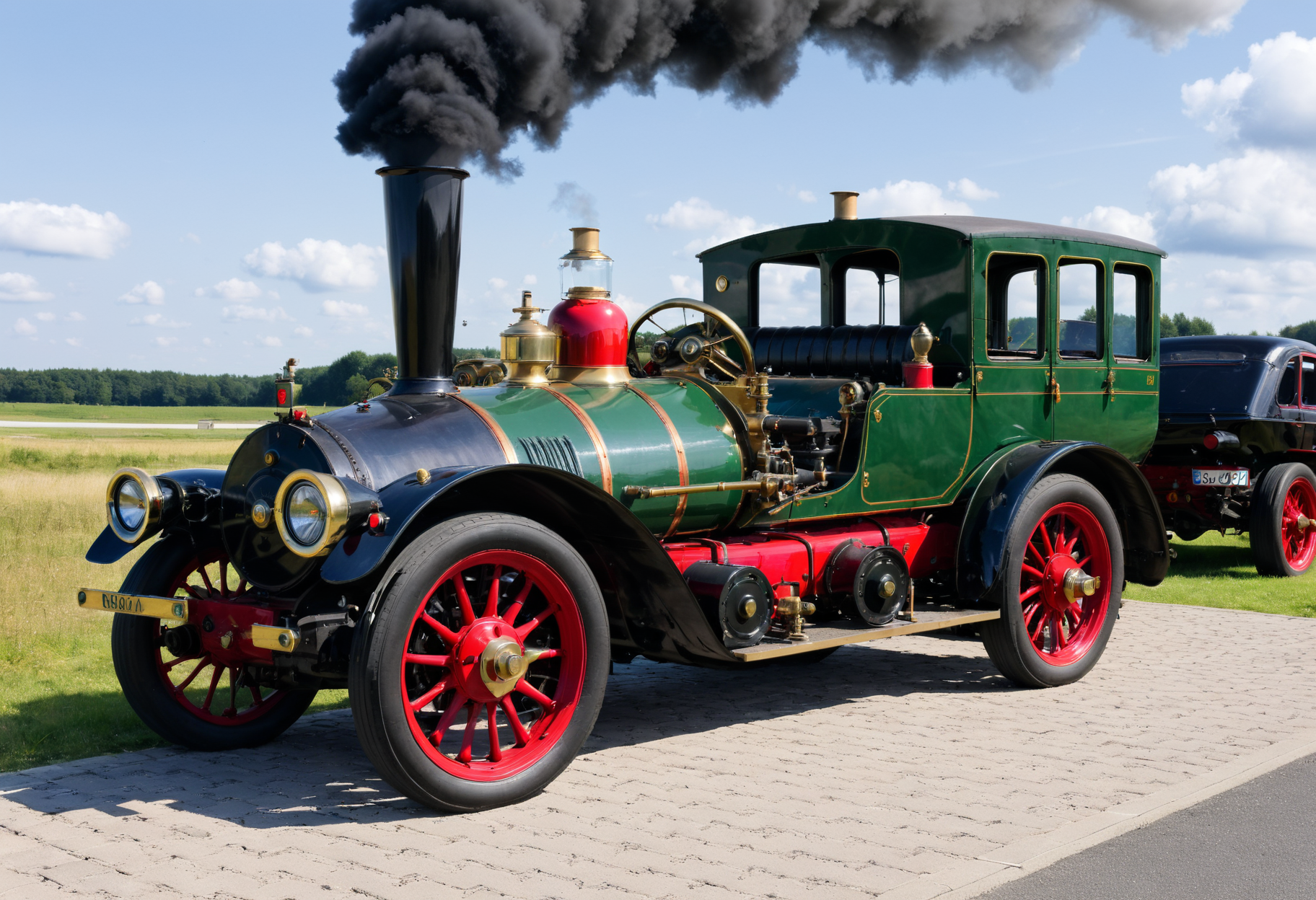 lgcrs, an oldtimer car, with steam engine
<lora:Retro_Cars-000011:0.7>,