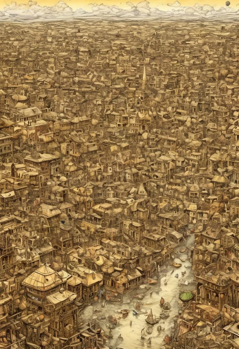 by (Mattias Adolfsson:1.2) and (Satoshi Kon:1.1), hyper realistic medium full shot photo of  a (otherworldly landscape:1.1),  (oppulent , glamourous , masterful:1.4), poster art, bold lines, hyper detailed, expressive,  award winning,  dark limited color palette, high contrast, depth of field, (intricate details, masterpiece, best quality:1.4),
rim lighting, looking at viewer, dynamic pose, wide angle panoramic view,
<lora:add-detail-xl:0.8> <lora:xl_more_art-full_v1:0.5> <lora:looking_at_viewer:2>
