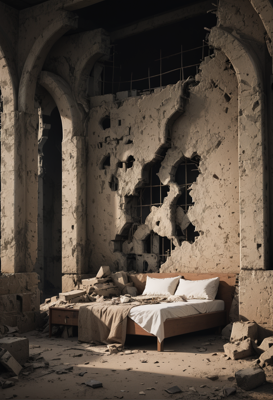 ,ruanyi1257,ruins,indoors,bedroom,<lora:1257 ruins_v1_pony:1>, score_9,score_8_up,score_7_up,,8k,1girl,solo,,