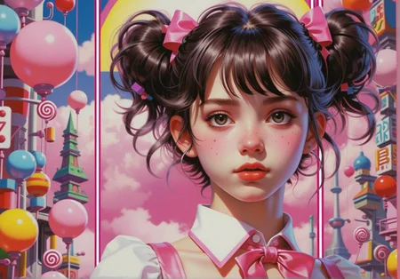 (epic:1.2), trending on artstation, (high quality:1.2), (masterpiece:1.2), high details, incredibly absurdres, colorful), (Bauhaus:1.33), (Synthwave Style:1.33), (Candyland style:1.27), (Studio Ghibli Style:1.25), (H_symmetrical:1.17) ,, (character: (fantasy character:1.31)), (mood: (Sensual:1.35), deep, intense gaze, slow, deliberate smile, relaxed posture),