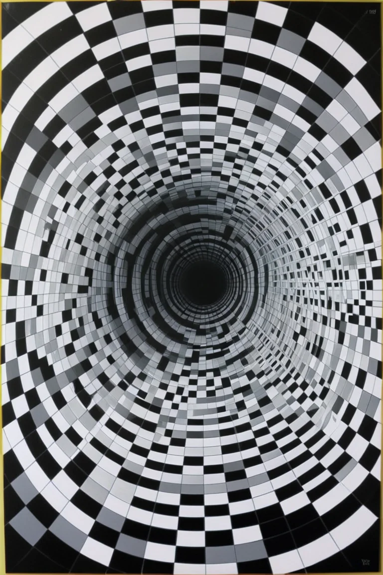 optical art spiral tunnel 3d,vasarely <lora:Vasarely:0.6> <lora:xl_more_art-full_v1:0.6>