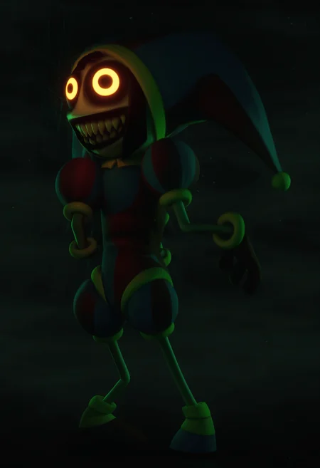 score_9, score_8_up, score_7_up, score_6_up, score_5_up, score_4_up, BREAK
evil_pomni, jester, jester cap, dark, 1boy, solo, hat, male focus, horror, (theme), yellow eyes, teeth, full body, gloves, standing, smile, night, glowing, colored sclera, glowing eyes, grin
<lora:evil_pomni:1>