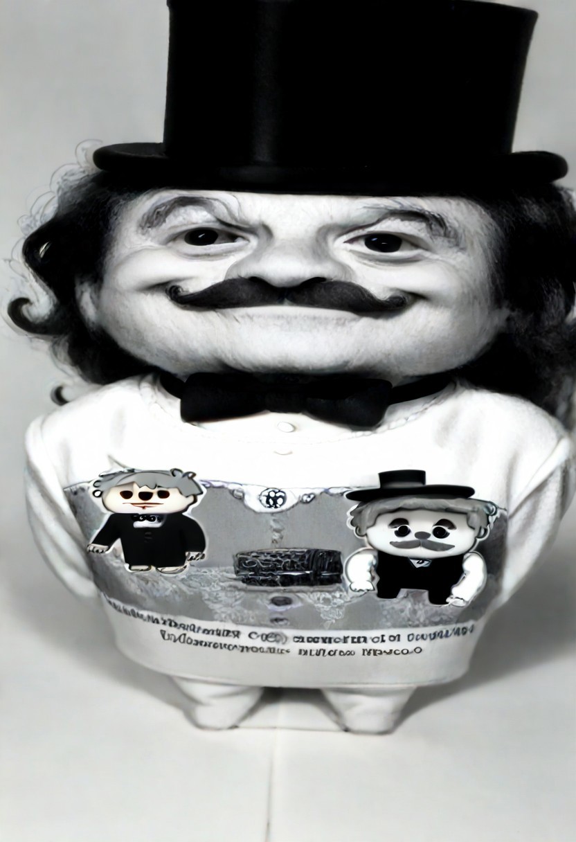 ((((((black and white,wideputinmeme))))),((small man with mustache, top hat, kenbis, chibi, chibi, male only, male, male chibi, monocle, art deco, thick mustache, comically large mustache, handlebar mustache, tiny, multiple men, shrunk, microxl, some little guys,  high angle, from above)), bwMovies, realistic, photo, vintage photo, ((very small man, small man, a small man, a man who is small, a small man)), an unapologetically small human male, black and white, smiling, very happy, euphoric, ecstatic, wonderful small men, large smile, huge smile