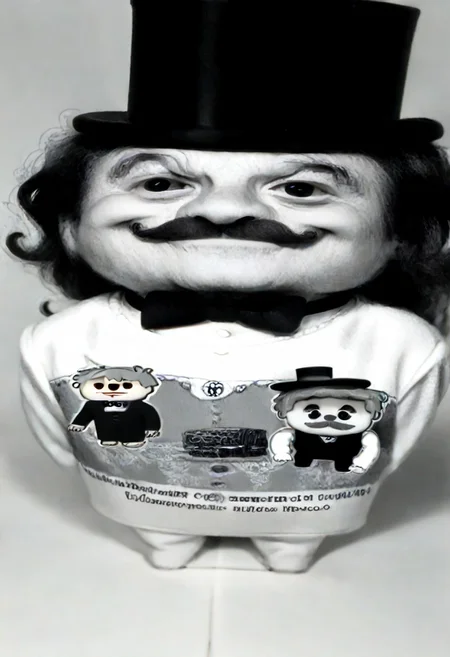 ((((((black and white,wideputinmeme))))),((small man with mustache, top hat, kenbis, chibi, chibi, male only, male, male chibi, monocle, art deco, thick mustache, comically large mustache, handlebar mustache, tiny, multiple men, shrunk, microxl, some little guys, high angle, from above)), bwMovies, realistic, photo, vintage photo, ((very small man, small man, a small man, a man who is small, a small man)), an unapologetically small human male, black and white, smiling, very happy, euphoric, ecstatic, wonderful small men, large smile, huge smile