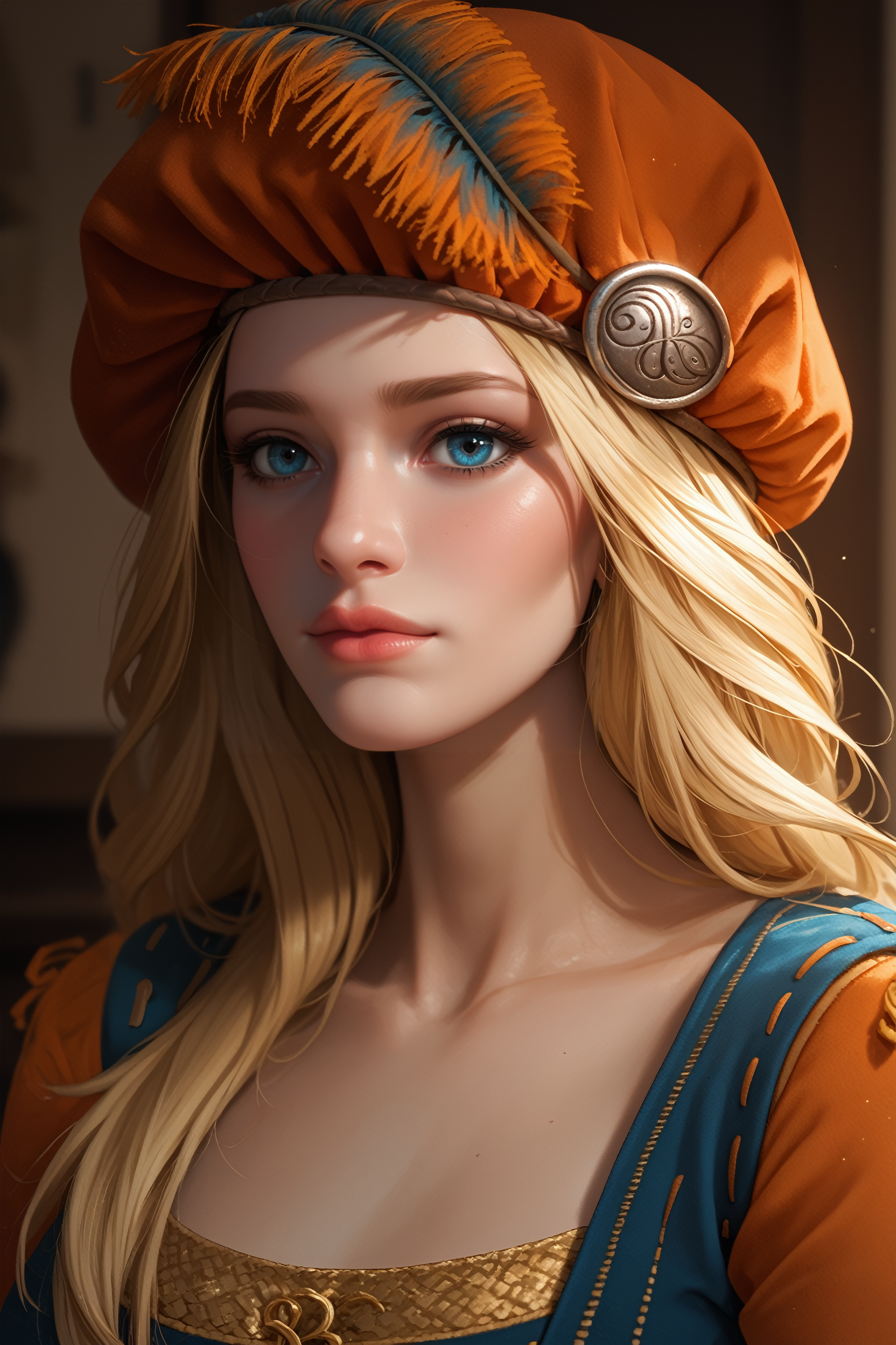 score_9, score_8_up, score_7_up,
<lora:W3Priscilla:0.8>
W3Priscilla, 1girl, long hair, blonde hair, blue eyes, hat, looking at viewer, portrait