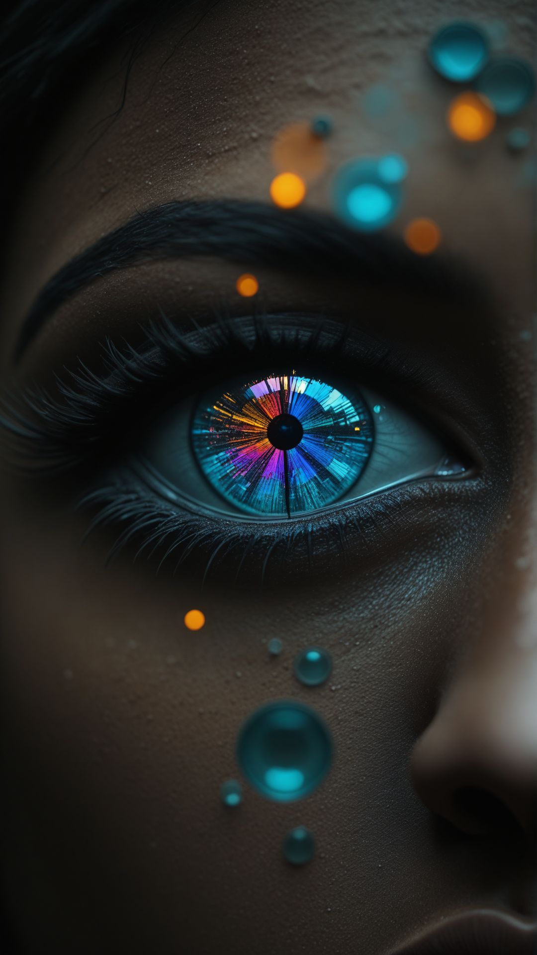 Paintings created using layers of polarized glass that shift colors depending on the angle of light. From one perspective, the artwork appears blank, but when viewed from the correct angle, vibrant abstract compositions emerge like spectral reflections. 
, aidmafluxpro1.1 <lora:aidmaFLuxPro1.1_v0.3_IL:0.85>
