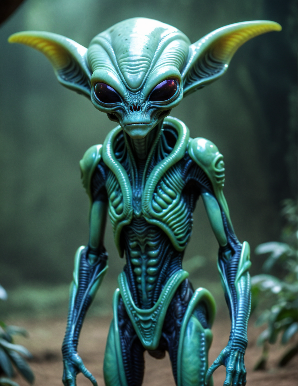 Viridian pale alien species  <lora:alien-species:.85>