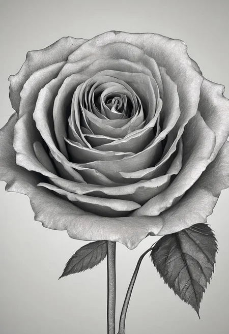 rose red, minimalist beauty.