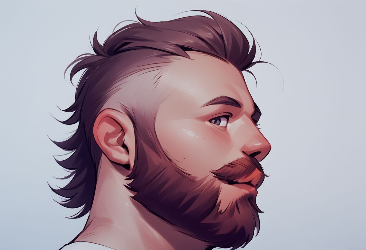 score_9, score_8_up, score_7_up, score_6_up, score_5_up, score_4_up, source_ cartoon, gay, 1boy, solo, sexy, rugged, (beard:1.9), [muscular|(musclegut:1.3)], , [massive|(stocky:1.3)], front profile, portrait, (twakastyle:1.5), (mullet:1.5)