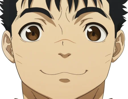 perfect composition, <lora:anime_screencap-Illustrious:0.65> anime screencap, anime coloring, very aesthetic, absurdres, zPDXL, <lora:Pony_DetailV2.0:0.5> <lora:illustrious_quality_modifiers_masterpieces_v1:1>
<lora:G1t5:1> g1t5, 1boy, male focus, <lora:meme_mutsukiface_illustriousXL:0.8> mutsukiface, chibi, portrait, close-up, smile, :3, closed mouth
white background, simple background,