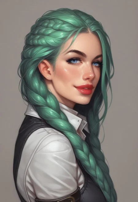 1girl, ((((side view)))), illustration, comic style, looking at viewer, highly detailed, source_comic_illustration, from front, 1girl, illustration, comic style, looking at viewer, highly detailed, source_comic_illustrationskinny, looking at viewer, 1girl, masterpiece, best quality, bloodwrackmedusa, lamia, green hair, monster girl, snake hair, <lora:Bloodwrack_Medusa:0.8> BREAK level_9, level_8_up, level_7_up, level_6_up, level_5_up, source_cartoon, masterpiece BREAK indoor, evening, candles, table, mirror, makeup, red lips, close up, looking into mirror, reflection, <lora:l1ppyXLP_r1:0.5> BREAK in the city, medieval, fantasy, BREAK slight smile, looking at viewer, BREAK long hair, red hair, hair over one eye, big hair, BREAK best quality, depth of field, bokeh, (((full clothed))) BREAK strange world background score_9, score_8_up, score_7_up, score_6_up, source_cartoon, rating_explicit, Expressiveh, ((((upper body, portrait)))))