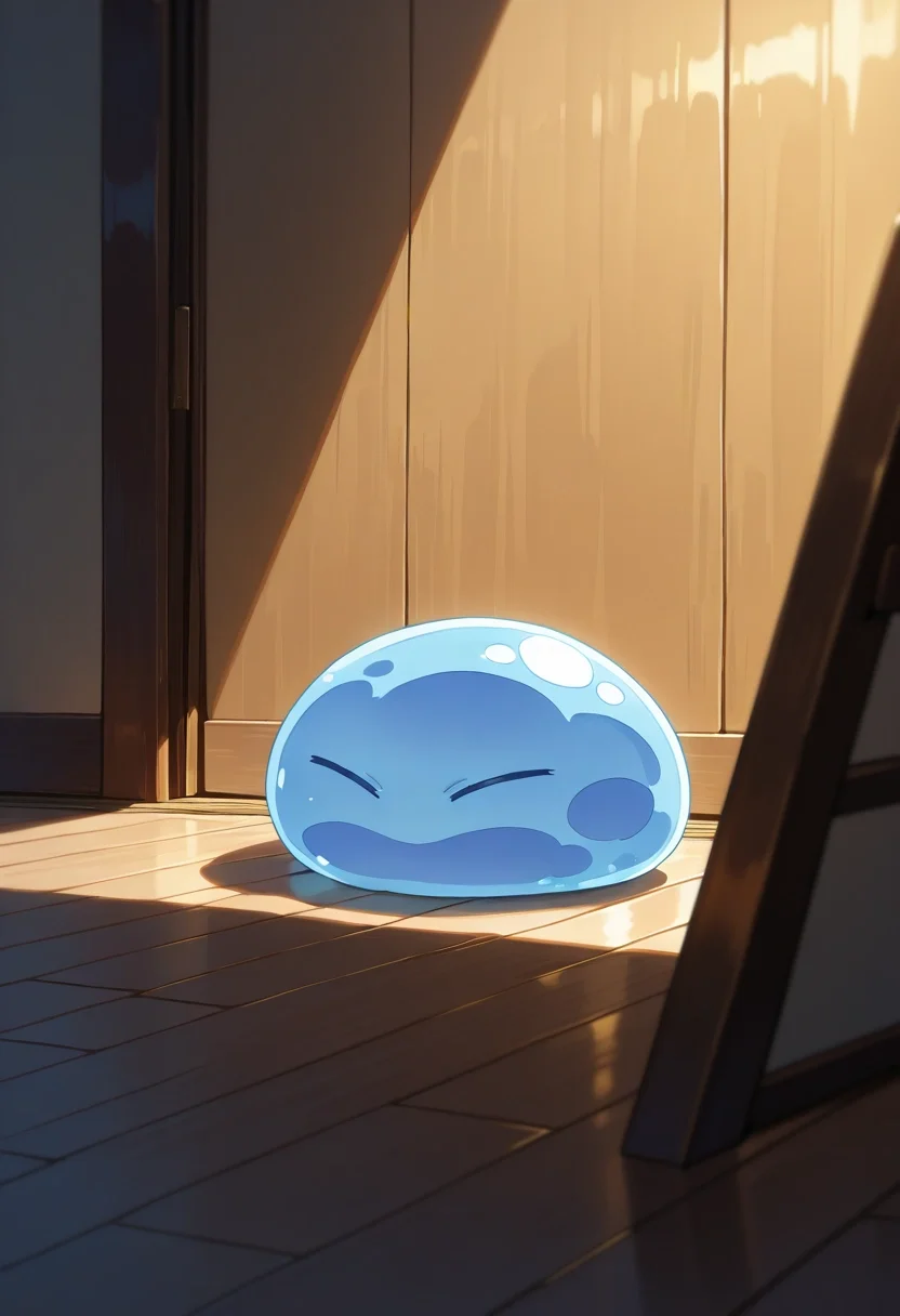 masterpiece, best quality, <lora:rimuru_tempest_ilxl:1>, , slime \(creature\),