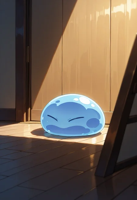 masterpiece, best quality, <lora:rimuru_tempest_ilxl:1>, , slime \(creature\),