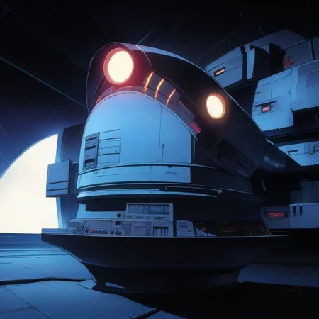 no characters, space ship, control panels, buttons, anime illustration, (Naoko Takeuchi: 1.3), (Perfect Blue: 1.2), masterful lighting, 90s anime, 8k uhd