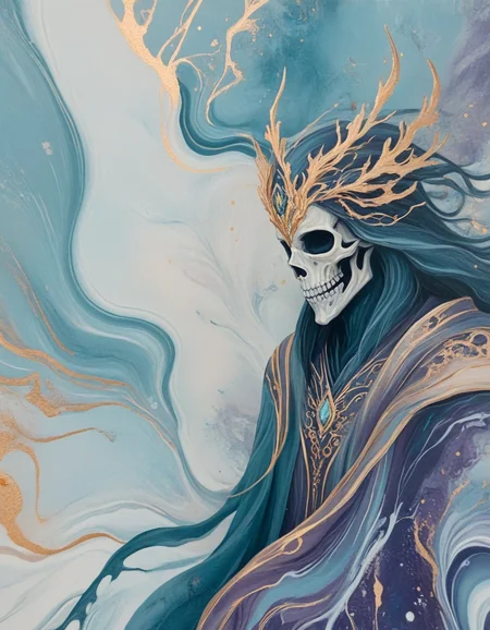 novuschroma86 style necromancer marbled paint <lora:novuschroma86 style_blue:1>
