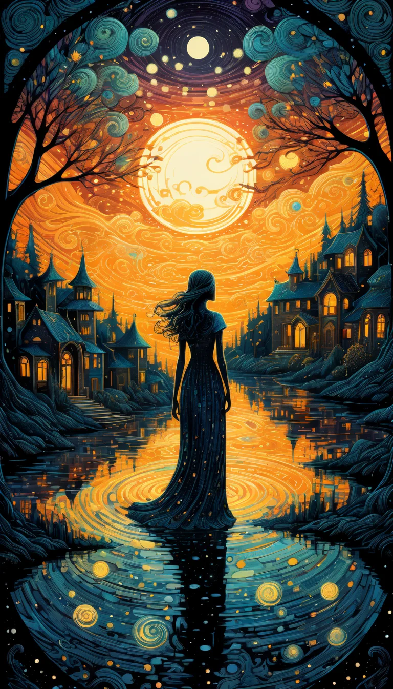 positiv Clip L: james r. eads style - realm of heaven in style of james eads an award-winning, of a bautiful woman, positiv Clip G: james r. eads style - realm of heaven in style of james eads an award-winning, of a skinny Gothic woman,  sunset in the background,