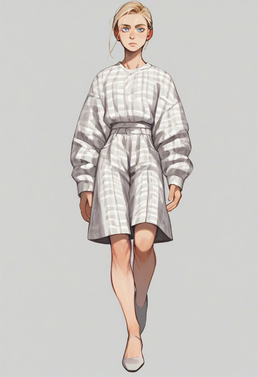 score_9, score_8_up,score_7_up,
1girl, fem_model_pose, simple grey background, light skin, blonde hair, blue eyes, (((full body))),