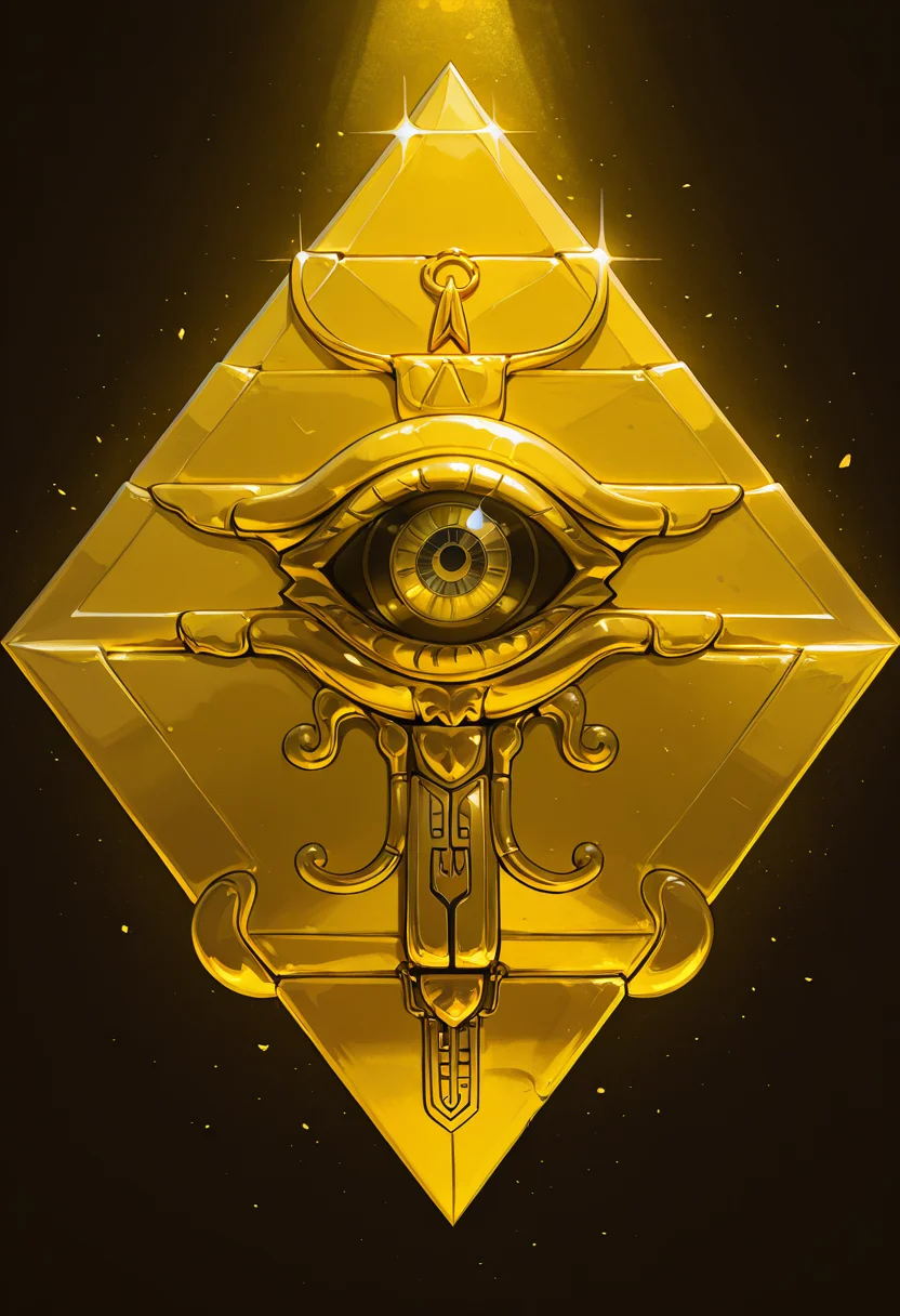 masterpiece, best quality,   zz3gypt, yellow theme, pyramid, eye,  ,<lora:EgyptianIconsIXL_v1:1.0>,