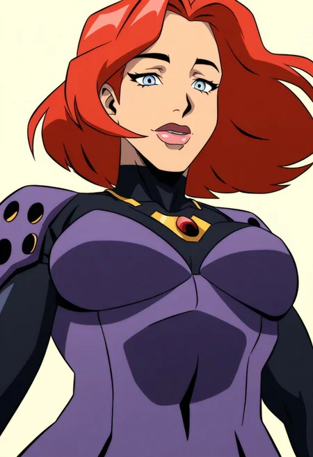 <lora:CreatureCommandos:1> c0mmand0s,
score_9, score_8_up, score_8_up, close-up, front view, frontview, cowboy shot, 1girl, medium breasts, tBlackwidowRivals,1girl,short hair,blue eyes,red hair,armor,lips,bodysuit,lipstick,skin tight,science fiction, defined lips, highly detailed, BREAK, shiny lips, wide hips, narrow waist, sexy, cute, perfect face, perfect eyes, perfect nose, perfect lips, beautiful, perfect face, dynamic pose, white background, upper body focus, portrait