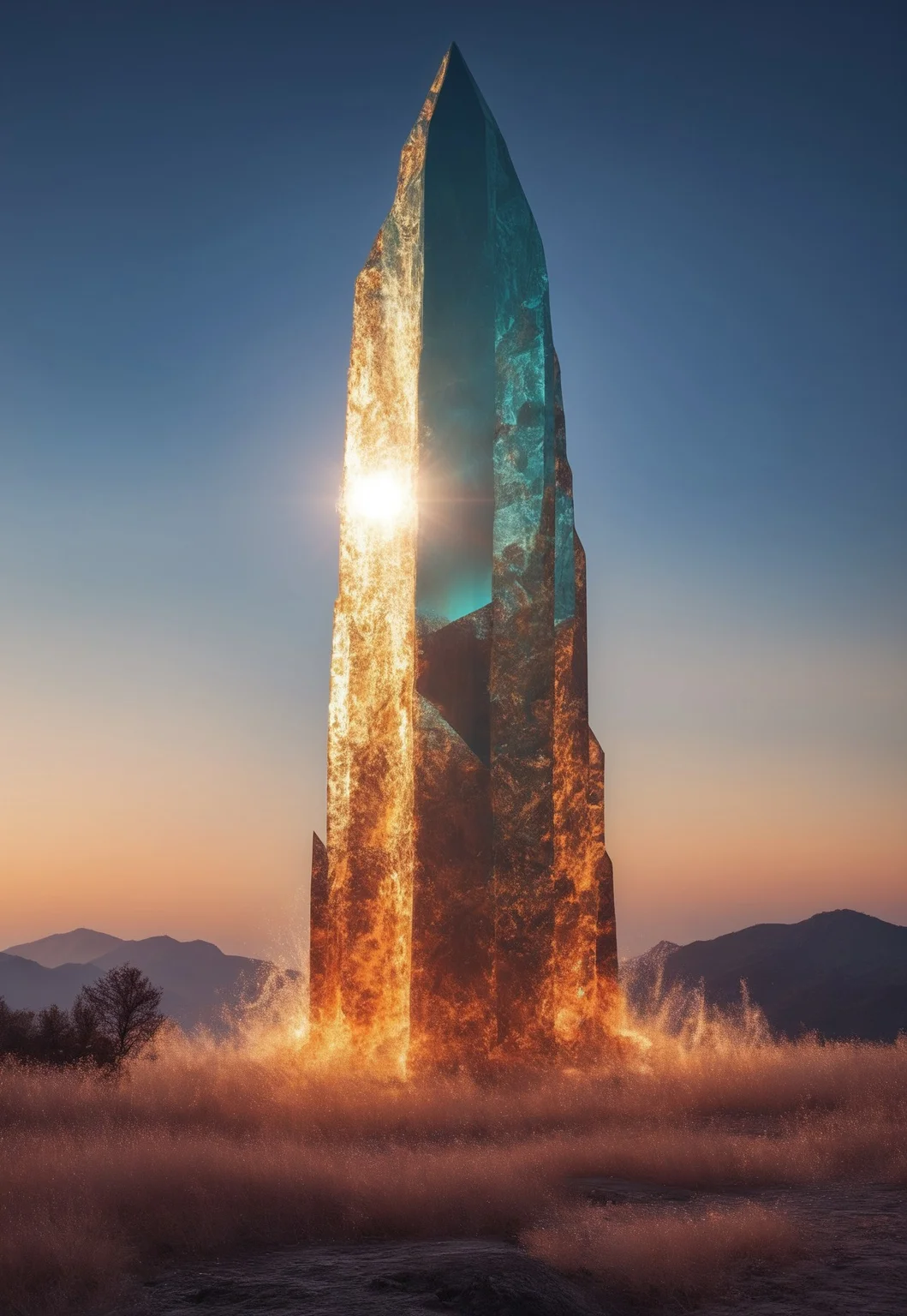Fantastic image of a mystical tundra landscape, where the ground is covered with enormous, towering crystals that grow in various directions. These crystals are vibrant and multicolored, reflecting the light in a dazzling display of colors. The crystals vary in size and shape, creating a surreal and otherworldly environment. In the distance, a massive crystalline mountain dominates the horizon, its peaks shimmering in the sunlight. The overall mood is one of enchantment and awe, with a sense of wonder and mystery permeating the scene
<lora:add-detail-xl:1>
<lora:Dynamic Poses:1>