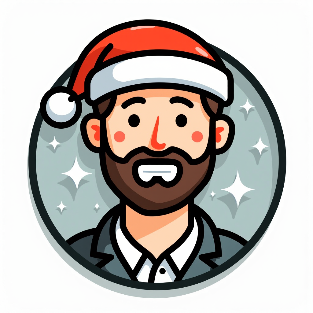 Multiple icon of a man
<lora:ChristmasIconsFlux:0.9>