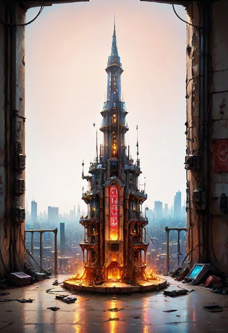 score_9, score_8_up, score_7_up, high detail, digital art, best quality, masterpiece, cityscape, evi@decrepPunk