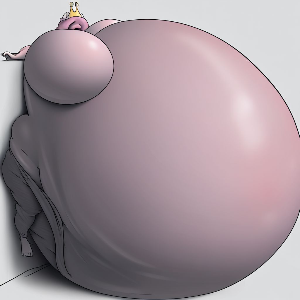 belly size bigger than main body)), (gigantic belly:2.0), goddess, Princess Bubblegum