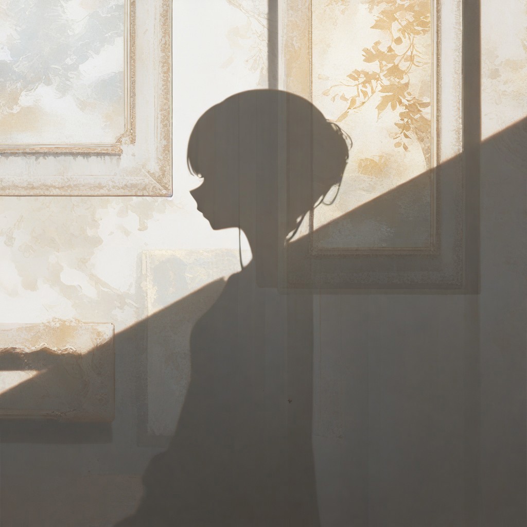 in painting, 1girl, shadow, from front, usnr
BREAK 
masterpiece, best quality, good quality, very awa, very aesthetic, absurdres, newest, (Perfect details),(****), haiz_ai, no lineart,no outline,