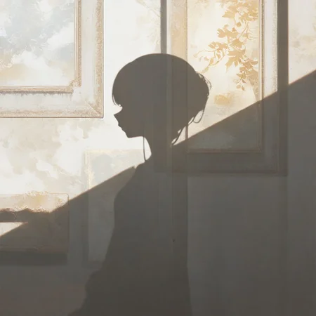 in painting, 1girl, shadow, from front, usnr
BREAK 
masterpiece, best quality, good quality, very awa, very aesthetic, absurdres, newest, (Perfect details),(****), haiz_ai, no lineart,no outline,