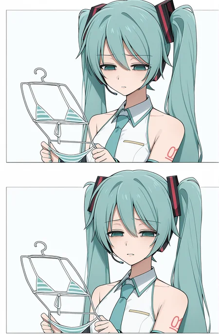 Reacting to bikini hanger - SDXL Illustrious
