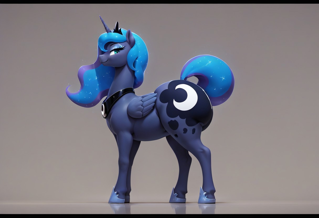 score_9, score_8_up, score_7_up, Artist:Dragk, BREAK,1girl, solo, cowboy shot,<lora:add-detail-xl:.5>,feral, alicorn pony, mare, Princess luna, score_9, score_8_up, score_8_up, standing, gigantic ass, big ass, huge ass, perfect round ass, thick thighs, volumetric lighting,eye lashes, stable, dark, (seductive smile), spread legs,((((((side_view,full_body))))))),bottom heavy ass,tail and dock