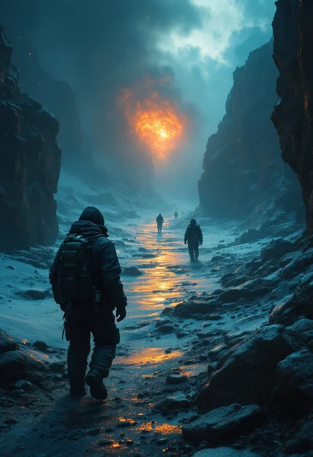 amazing and most memorable concept. surreal cinematic scene. trending on social media. huge impact on viewer