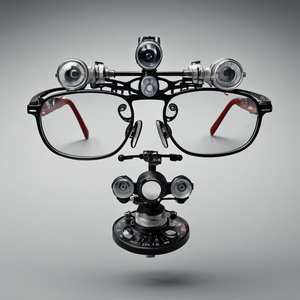 Glasses-phoropter, optical, medicine