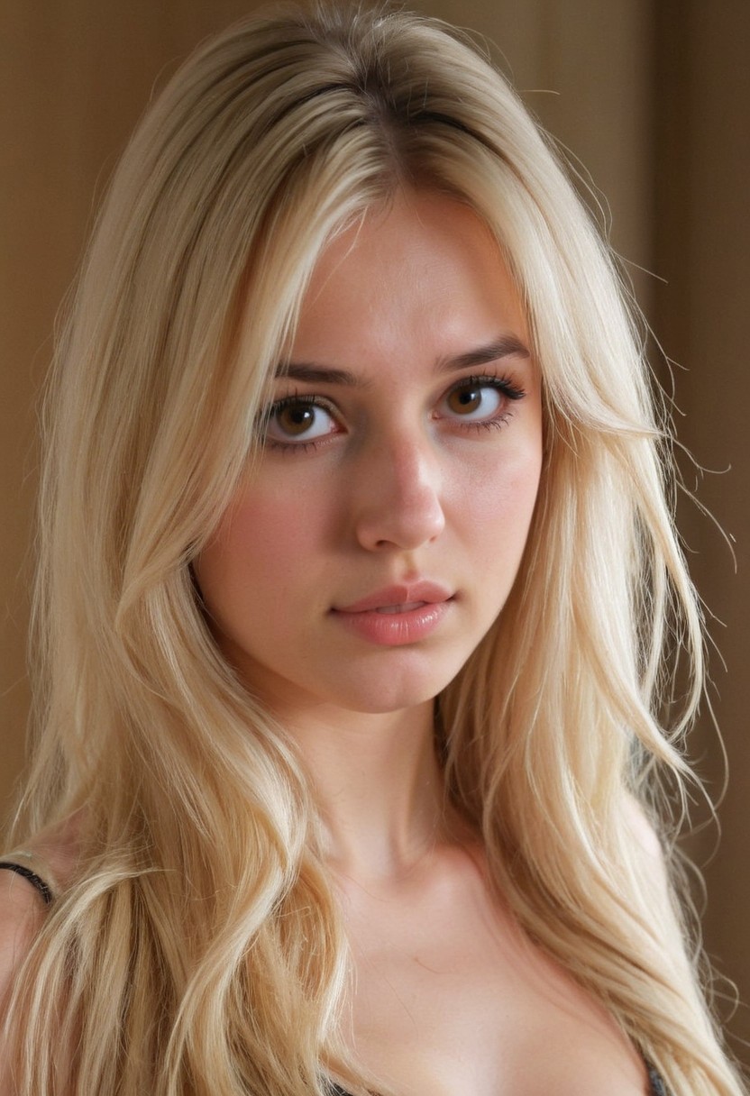1girl, Hungarian girl, olz_olivia1, blonde hair, long hair, 25 yo, upper body portrait,
