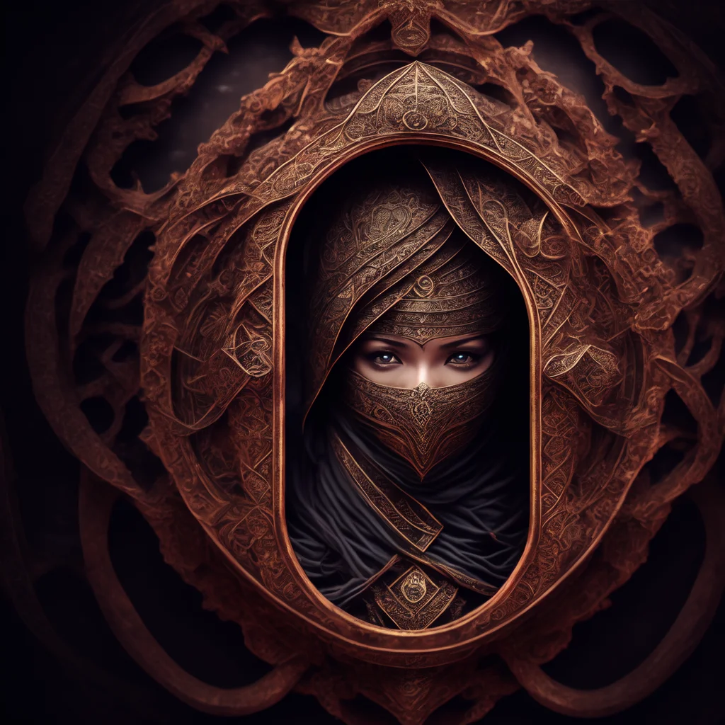 photo beyond the end of time, ornate Ninja (EndtimesNinja style:1) <lora:djzEndtimesNinja:0.8)