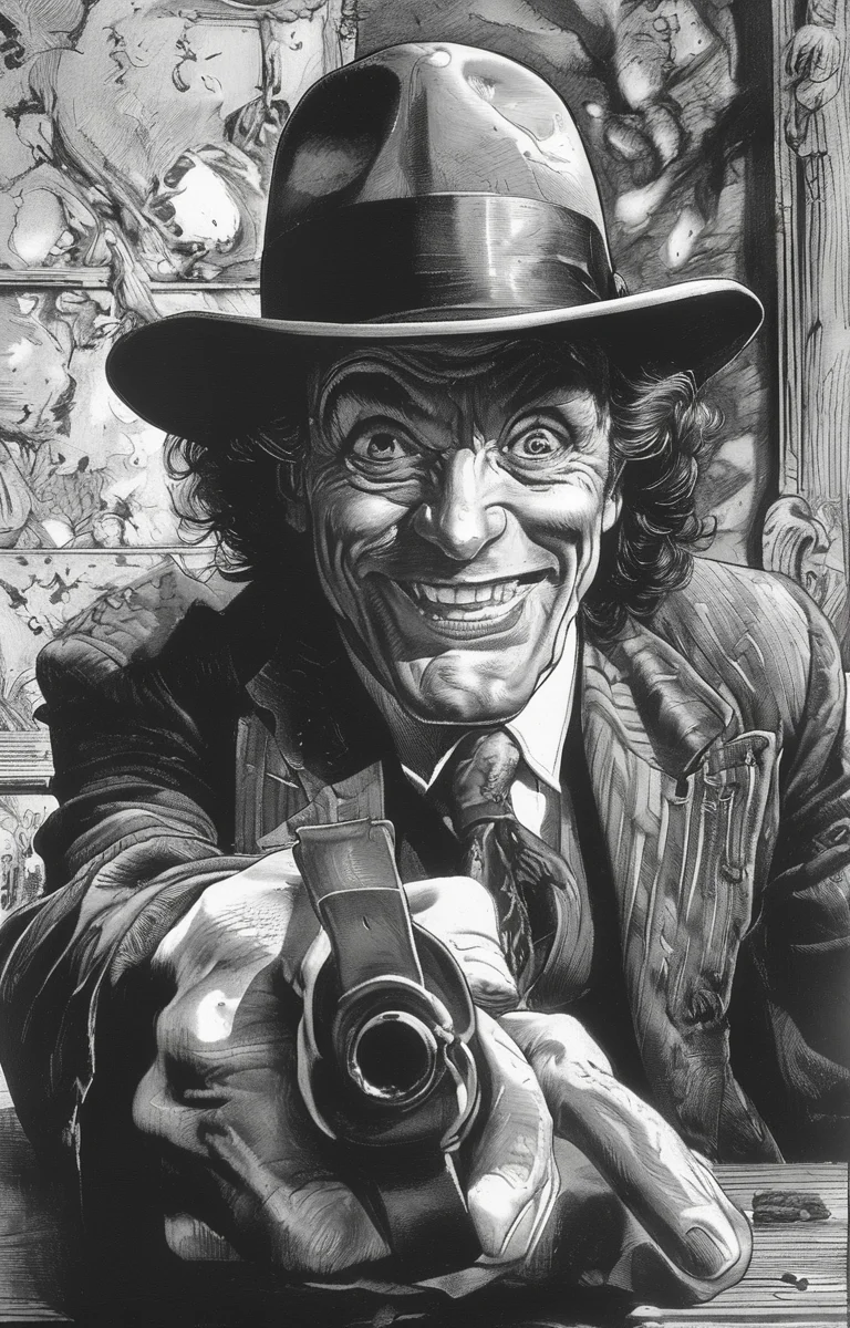 masterpiece,best quality,<lora:tbh232-sdxl:0.9>,illustration,style of Brian Bolland, portrait of noble man