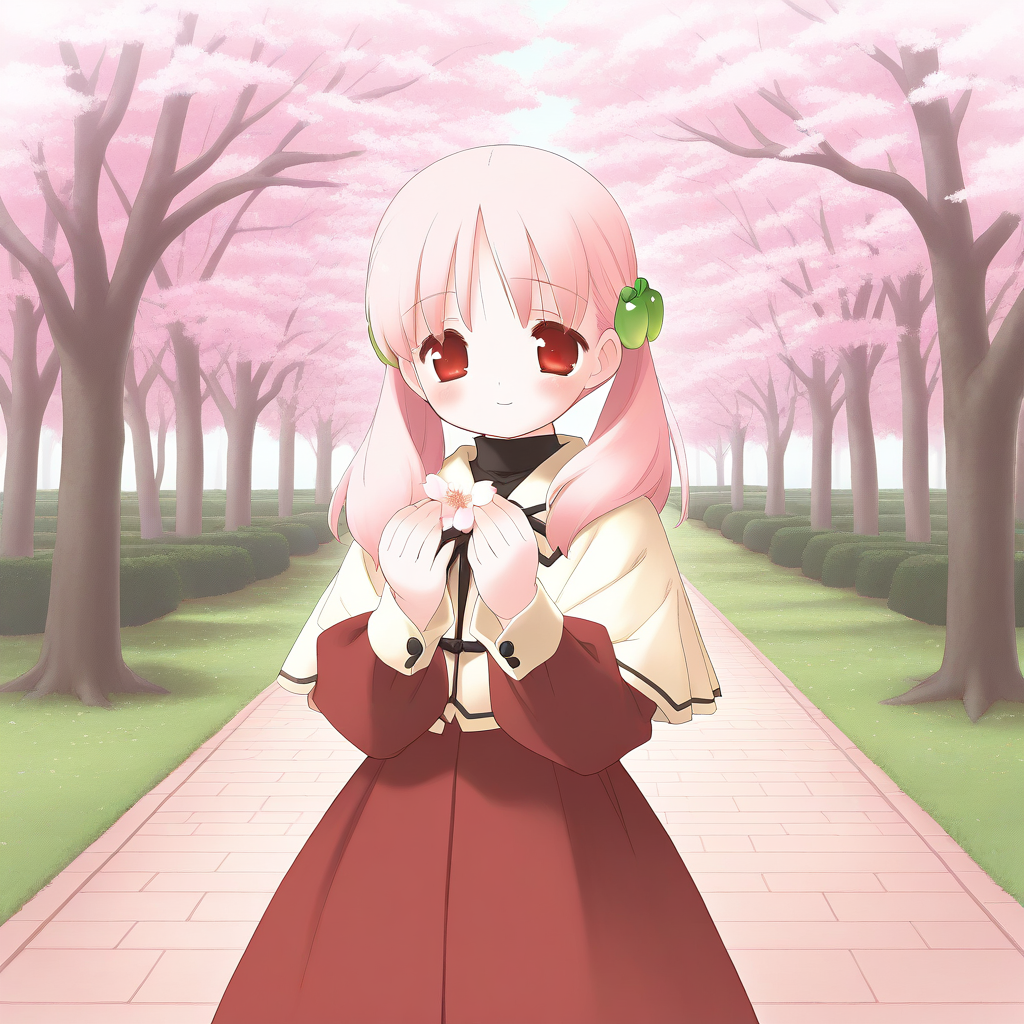 general,highres, ultra-detailed,very aesthetic,best quality ,best hands,  BREAK <lora:Kiriyama_Sakura_IS:1> KiriyamaSakura, pink hair, red eyes, hair ornament,  head shot,
1girl, solo, tree, outdoors,  cherry blossoms, red long sleeves, red skirt,  long hair, twin tail,