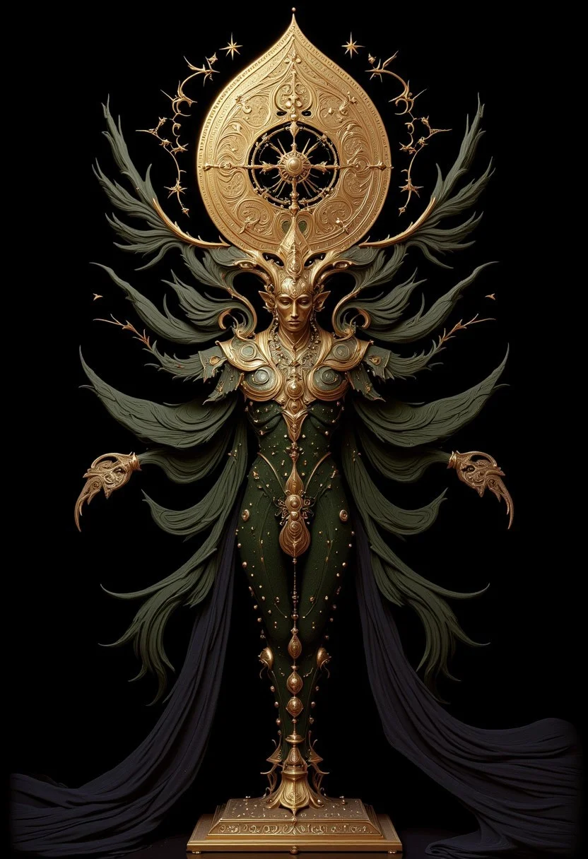 Stunning beautiful, masterpiece, best quality, extremely detailed photo, super realistic photo, dramatic photo, spiritual, astrological sign aries, golden symbol, golden aries, victorian style, black background, detailed, best quality, highly detailed portrait, high quality, 34K uhd, masterpiece, high detail, 8k