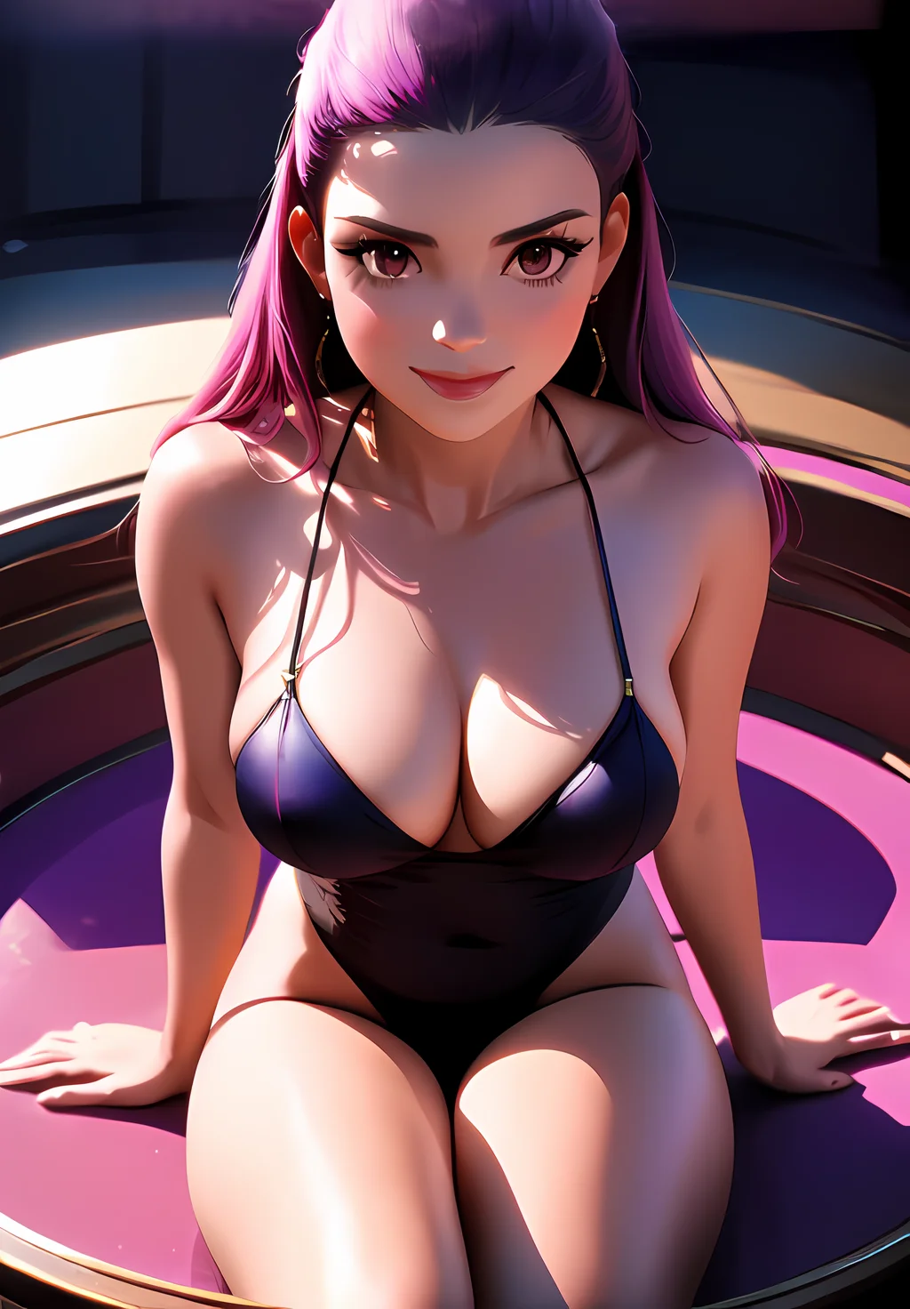 (instant photo:1.3), soft focus, <lora:reyna:0.8>, reyna, 1girl, solo, smile, sitting,, (acclaimed, alluring, captivating, exciting, gorgeous, striking:1.3), (ultra-high res, high details, absurdres:1.3)