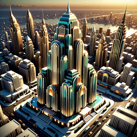masterpiece,high resolution,
 ,<lora:art_deco-v4-xl-8:0.8>,
,art deco,artdeco_v4,
3d,city,