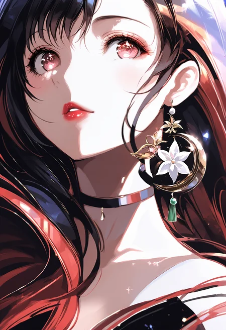 score_9, score_7_up,source_anime,rating_explicit,uncensored,anatomically correct,best perspective BREAK
<lora:O_Hyatsu_4:1> o hyatsu 4 style
1girl, tifa lockhart, long hair, lipstick, looking at viewer, black hair,
